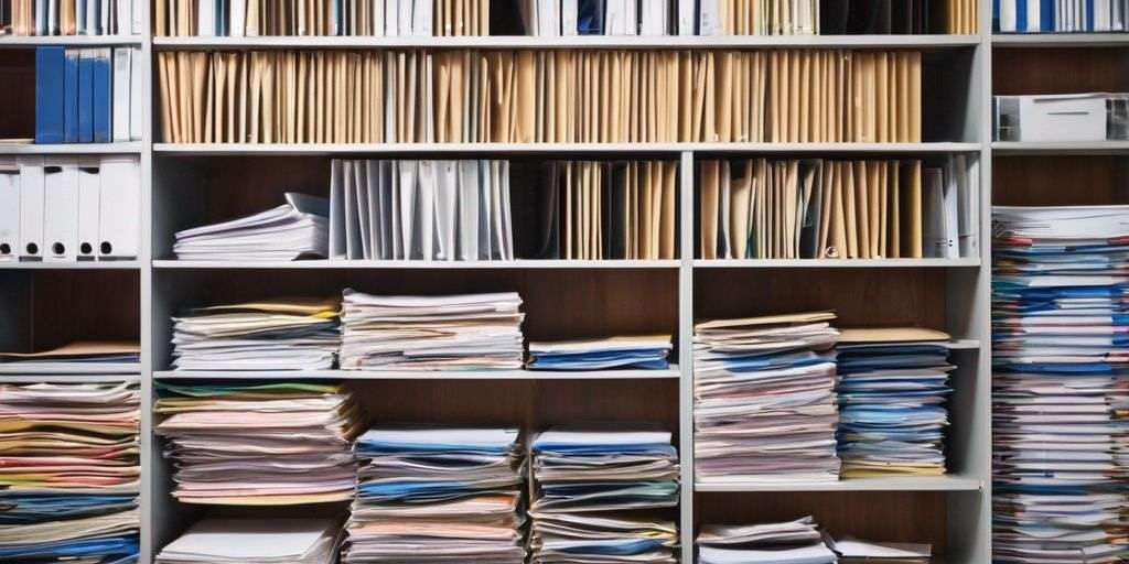 organized files in a modern office