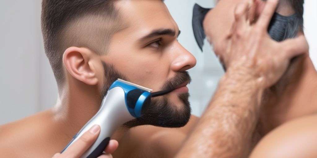 man grooming body hair removal techniques