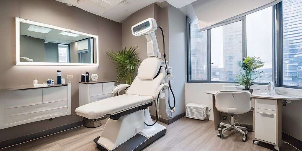 professional laser hair removal service in a modern clinic